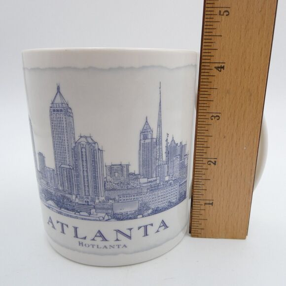 Starbucks Atlanta Hotlanta City Skyline Architect Series Coffee Mug 2007 Trivia - Picture 7 of 8